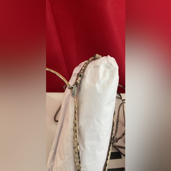 SCHUTZ Vikki Snake Embossed Leather High Heel - Picture 2 of 4